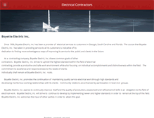 Tablet Screenshot of boyetteelectric.com